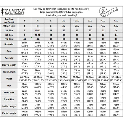 ZANZEA Muslim Women 2 Pieces Outfits Casual Full Sleeve Long Tops Wide Leg Pant Sets Abaya Suit Hijab Tracksuit Matching Sets
