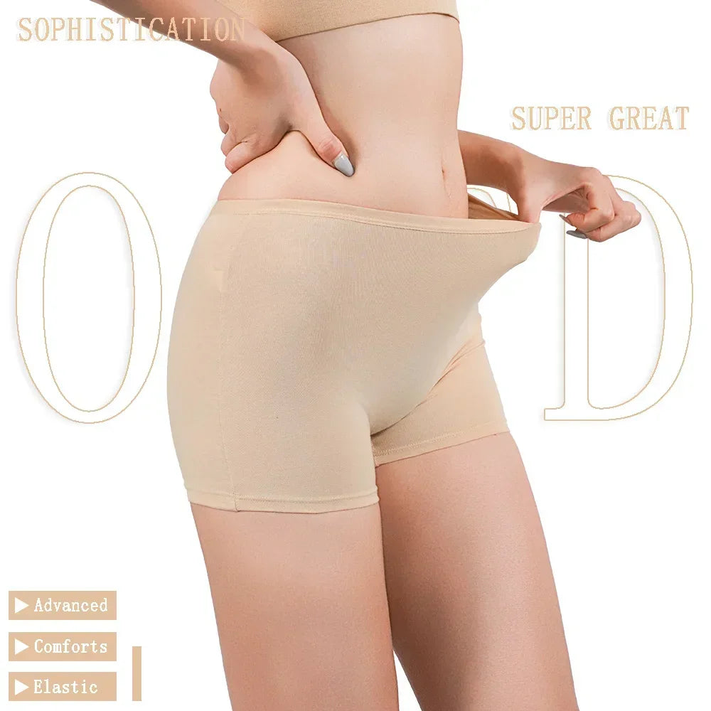 Women Safety Panties Boxer Shorts Female Ladies Traceles Underwear Woman Underpants Panty Pants Black Beige Protective Boyshorts