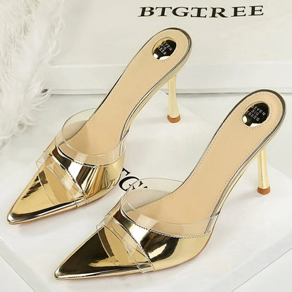 BIGTREE Shoes Women Summer Women's Sandals Shoes Open Toed Slippers High-heeled Sandals Stiletto Heels 9 cm Women Pumps 2026