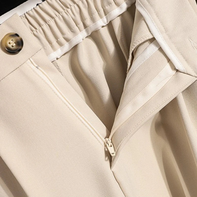 2026 Autumn Winter New Arrival High Waist Suit Pants Plus Size Pants WomanHigh Quality Korean Style Straight Trousers