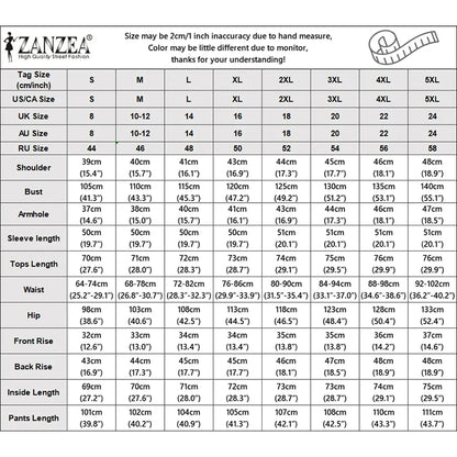 ZANZEA Autumn Outfits Two Piece Sets Women Casual V Neck Long Sleeve Tops With Wide Leg Pants Suits Elegant Solid OL Tracksuit
