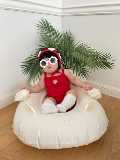 2026 Summer Baby Swimsuit Korean Baby Quick Drying Swimsuit Two-piece Set Fashion and Cute Clothes