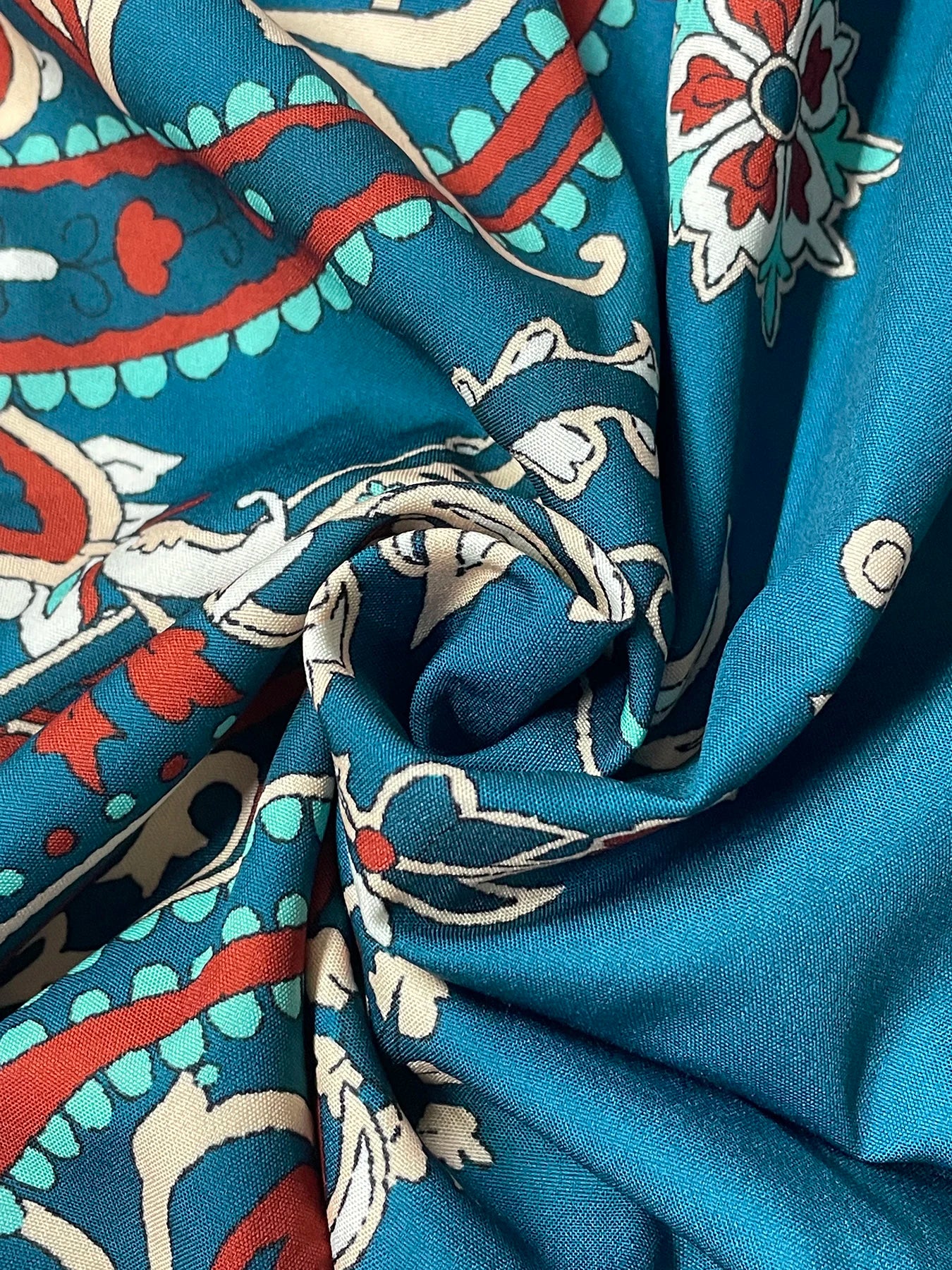 Spring Autumn Plus Size New Vintage Print Elegant Holiday Style Dress Middle East Robe Ethnic Long Sleeve V-Neck Belted Commute
