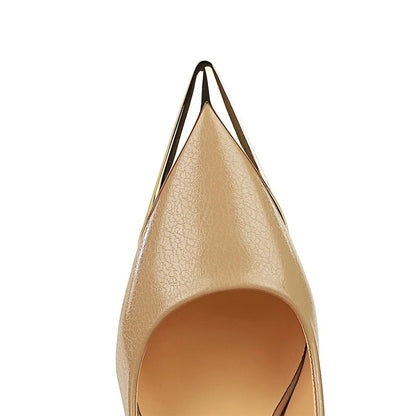 BIGTREE Shoes Metal Pointed Tip Women Pumps Fashion High Heels Ladies Shoes Stilettos Heels Pu Leather Female Pumps 2026 New