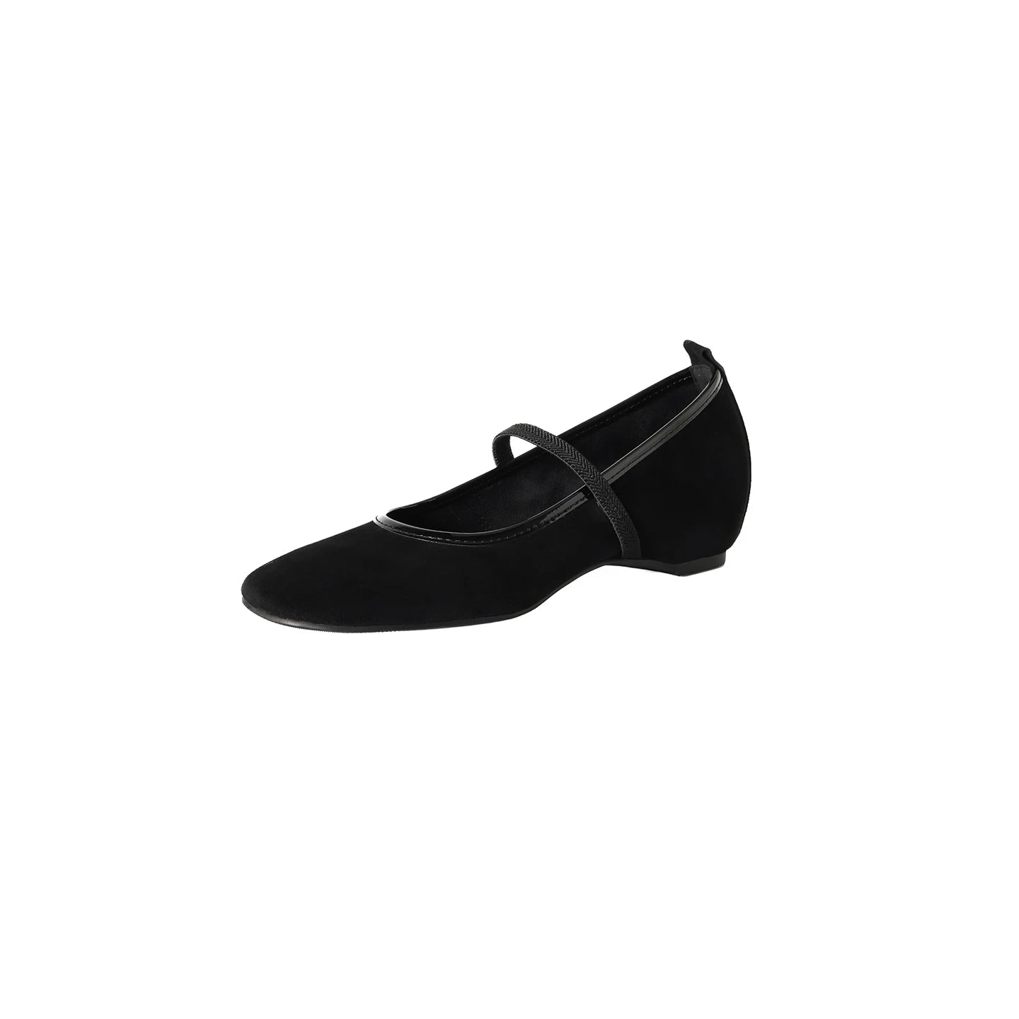 Dilalula 2027 News Genuine Kid Suede Mary Janes Shoes Women Med Heels Elastic Band Closure Pumps Young Lady Casual Shoes Dress