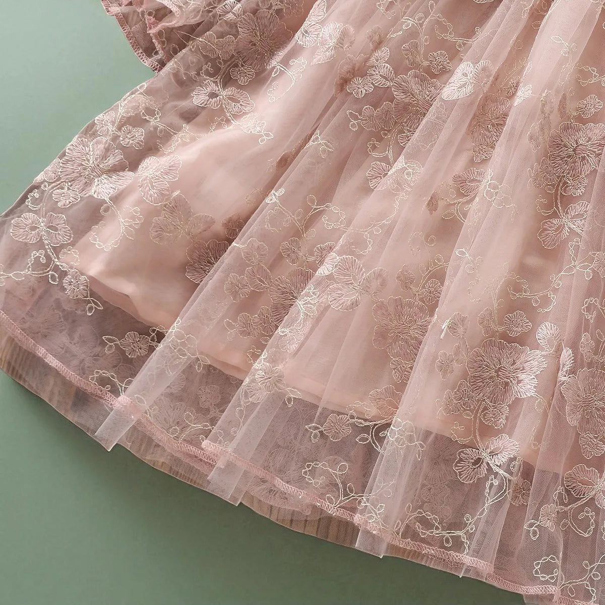 Kids Lace Dresses for Girls Princess Flower Dress Pink Baby Outfits Children Clothes for Teenagers Costumes 4 5 6 8 10 12 Years