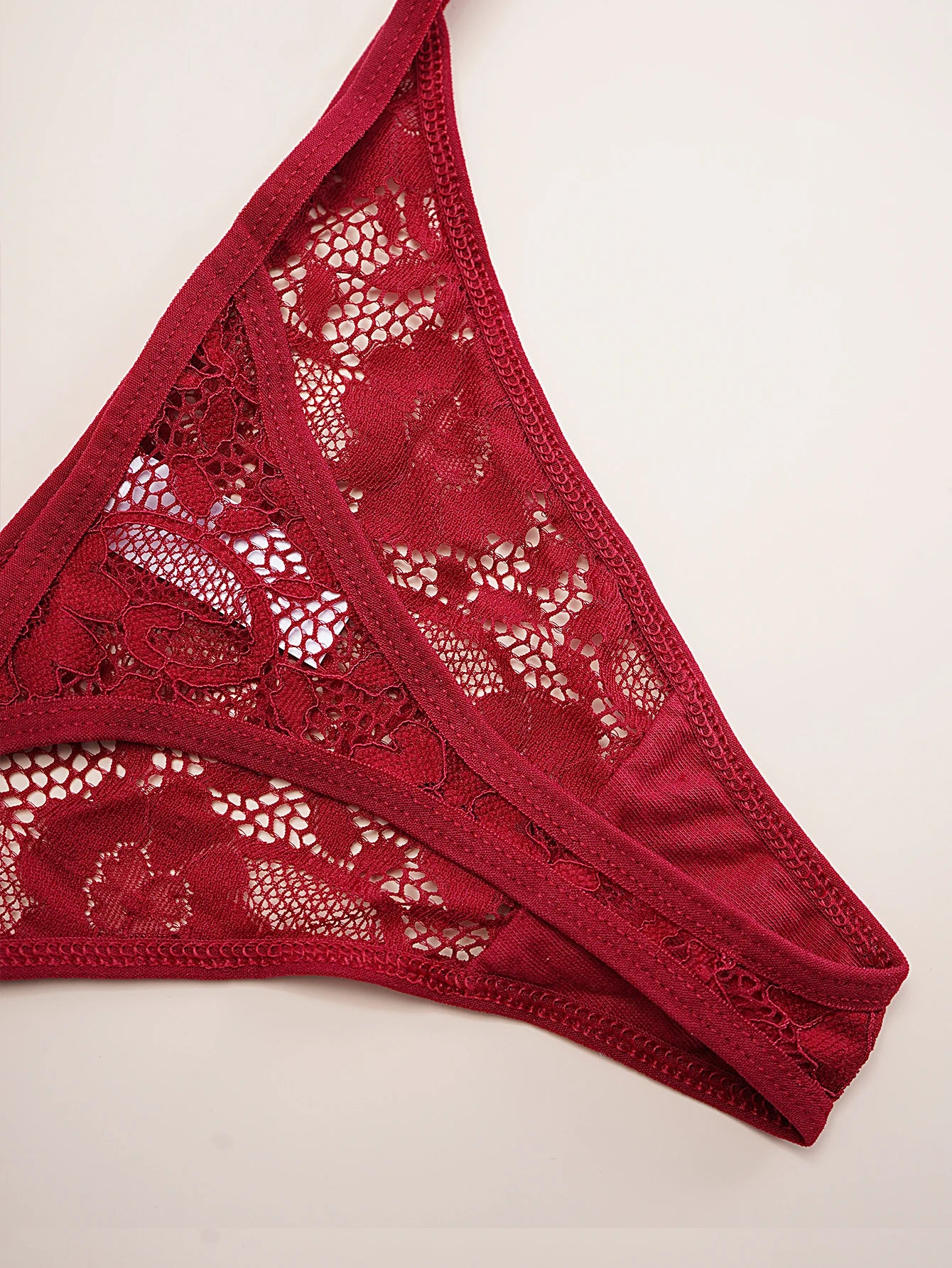 3PCS Sexy Lace Thongs Low Waist T-Back Underwear Women Elegant Lace Floral G-string Underpants Bikini Panties Tanga Mujer XS-XL