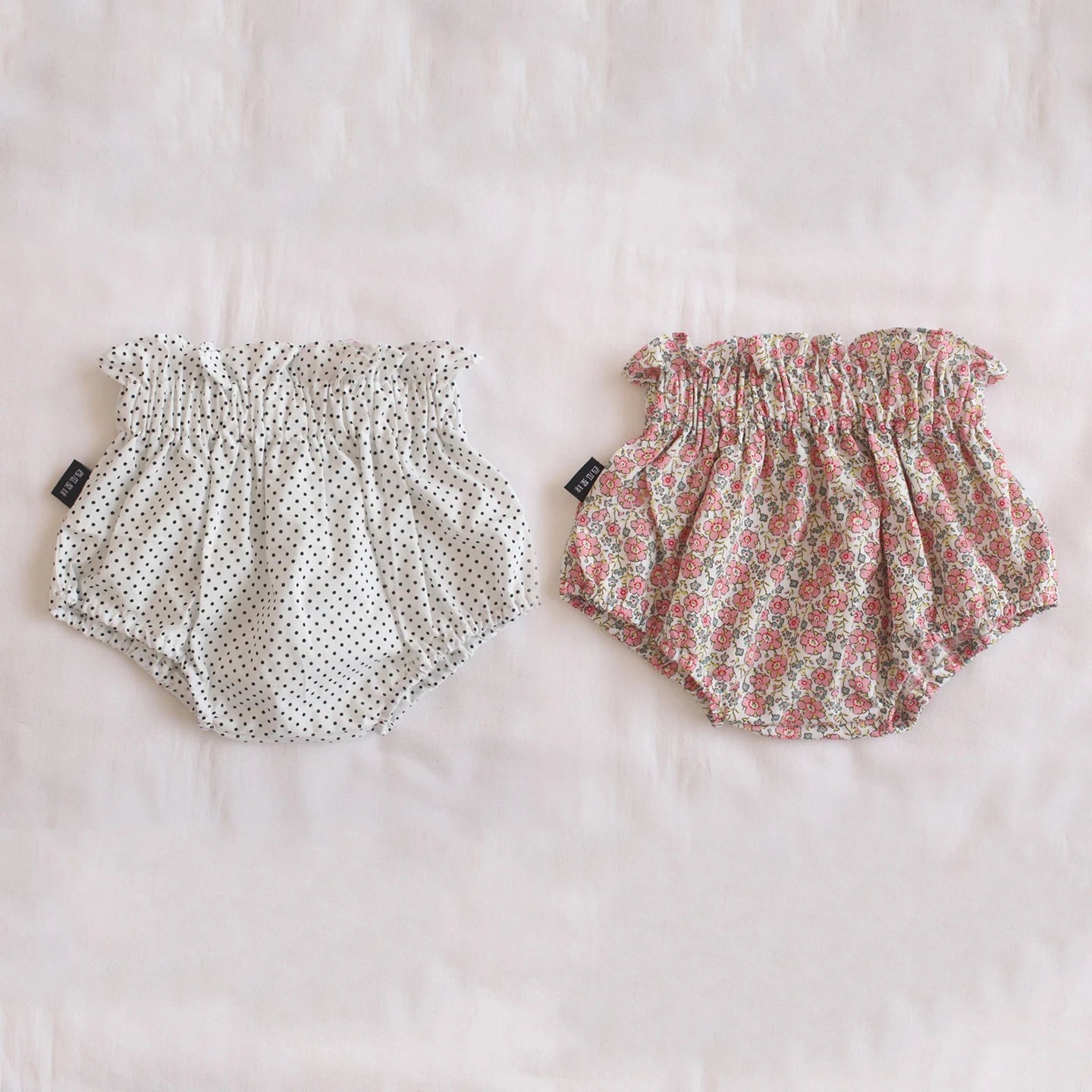 Ircomll 2pcs Summer Toddler Baby Girl Shorts Cotton Linen Floral Breathable Lounge Kids Pants Children Loose PP Pants Shorts