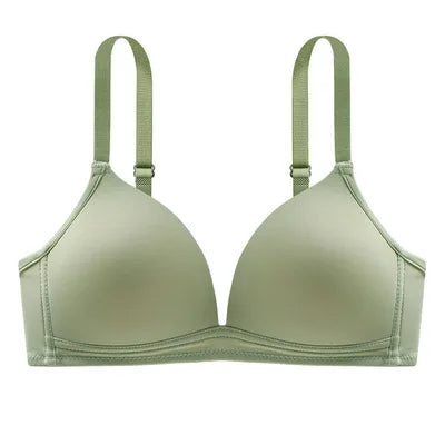 Women Seamless Bra Sexy No Wire Push Up Underwear Girls Students Breathable Thin 12 Colors Bras