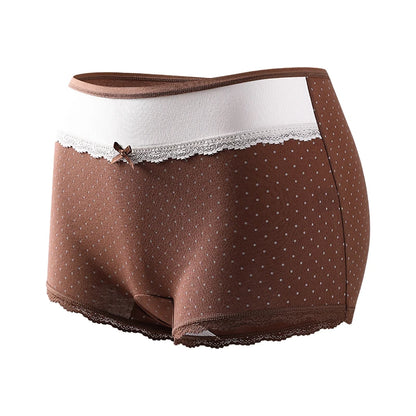 Cotton Boxer Briefs for Women Sexy Panties Set Pack Plus Size Panties Women's Boxers Lace Underwear Lingerie Underpants Seamless