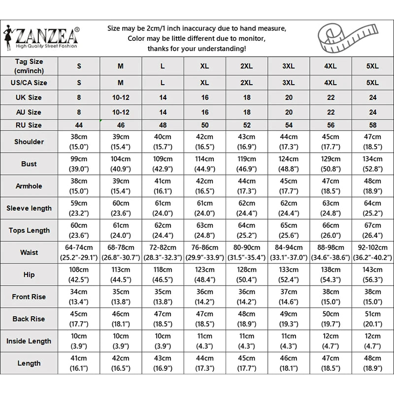 ZANZEA Fashion Women Outfits Holiday 2 Pieces Sets Casual V Neck Long Sleeve Lace-Up Tops Short Sets Solid Color Loose Tracksuit