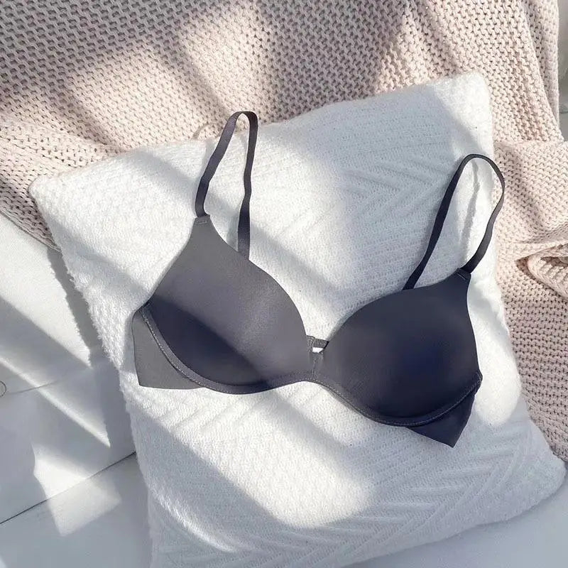 Women Seamless Bra Sexy No Wire Push Up Underwear Girls Students Breathable Thin 12 Colors Bras
