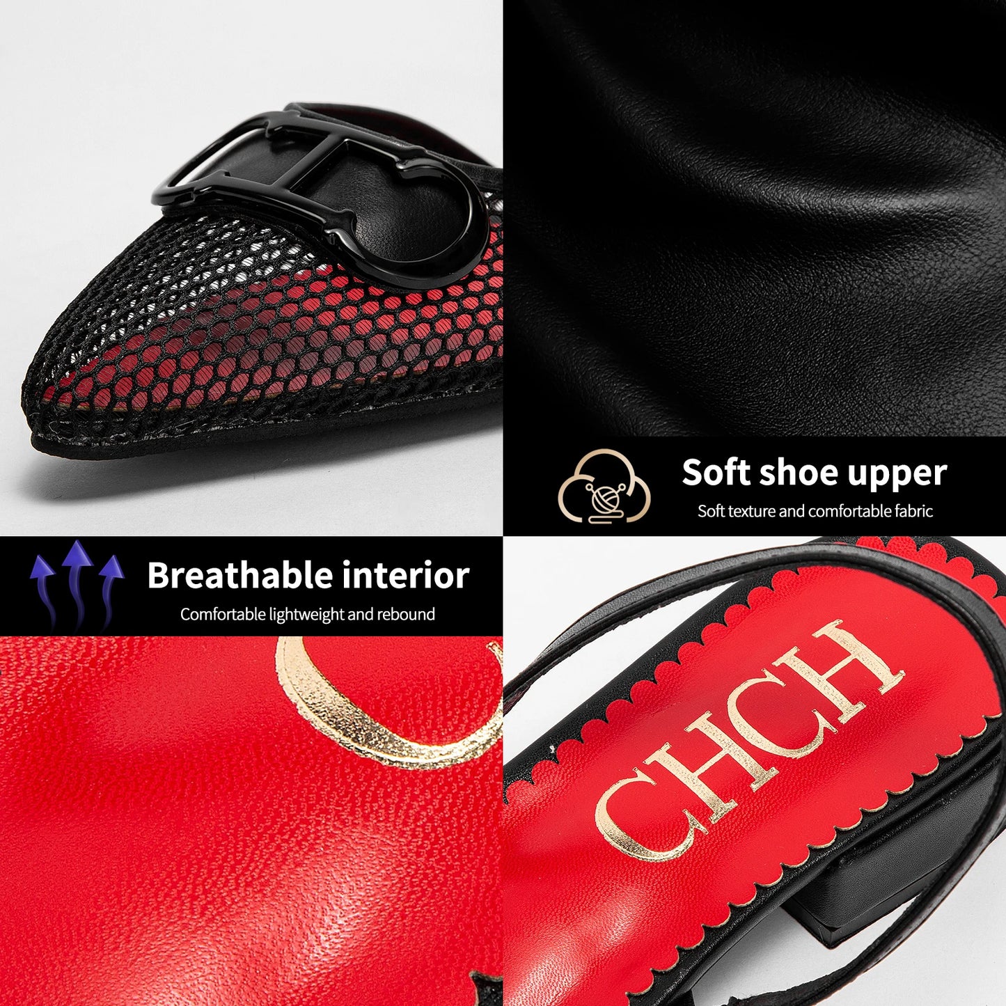 Fashion Classic Women's New Sandals Retro Solid Color Grid Party Women's New Sandals