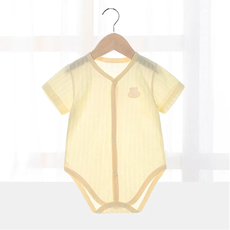 Bodysuit for Newborns Baby Clothes Sleepwear Summer Thin Baby Romper Overalls Jumpsuits Baby Romper Infants SolidClimb