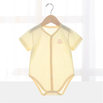 Bodysuit for Newborns Baby Clothes Sleepwear Summer Thin Baby Romper Overalls Jumpsuits Baby Romper Infants SolidClimb