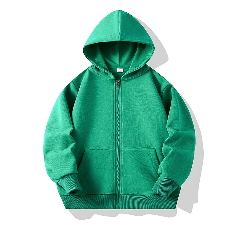 Kids Hoodies Boys Girls Children Sweatshirt Clothes Child Zipper Hoodie Customize Kid Casual Wear Outerwear Hoody Sportswear