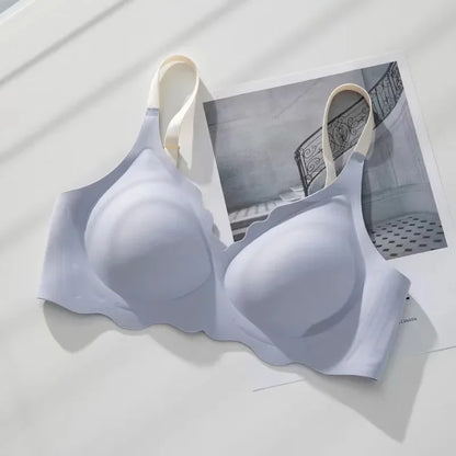 BH Bralette Top Women's Underwear No Steel Ring Pure Desire Comfortable Upper Support Sling Adjustable Beauty Back Bra for Women