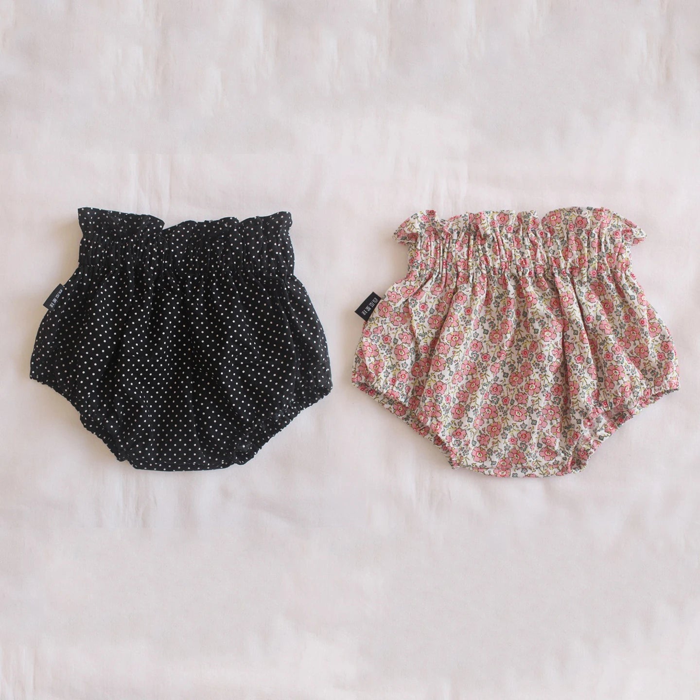 Ircomll 2pcs Summer Toddler Baby Girl Shorts Cotton Linen Floral Breathable Lounge Kids Pants Children Loose PP Pants Shorts
