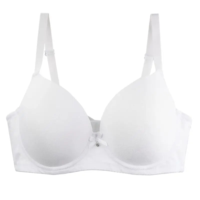 Nouvell Seamless Sexy Push Up Bras For Women Bow Floral Underwear Grey White Black Burguady Khaki Plus Size Lingerie