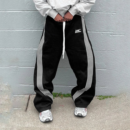 Camouflage Casual Pants Y2k Embroidered Camo Functional Tactical Functional Men's Women's Premium Jogging Drawstring Sweatpants