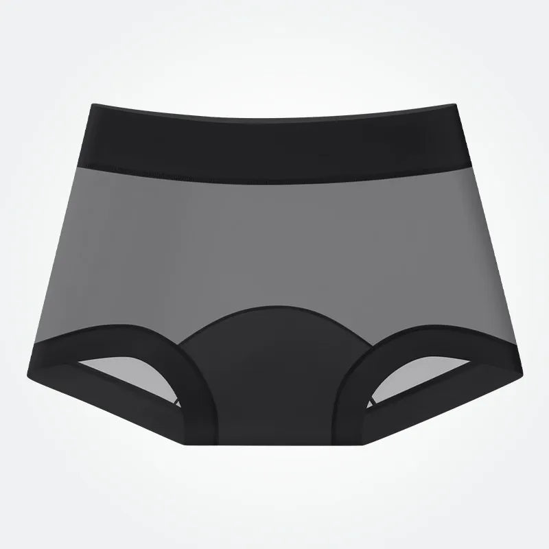 Soft Sexy Breathable Women's Panties Comfortable No Trace Thin Underwear Ice Silk Underwear High Waist Boxer Pants Intimates