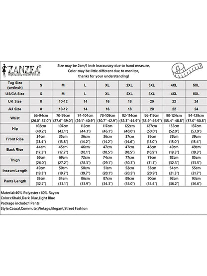 ZANZEA 2025 Fashion Women Skirt Pants Elastic Waist Pantalons Summer Casual High Waist Solid Color Long Trousers Wide Leg Pants