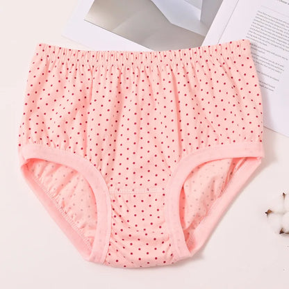 1pcs Pure Cotton Women Panties Large Size High Waist Underwear Briefs Mother Breathable Comfort Panty Plus Size Female Lingeries