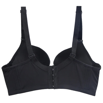 2023 New Sexy Full Cup Bras Black Gray Pink Red Beige Underwear Comfortable For Women DE Cup Female Solid Plus Size Lingerie