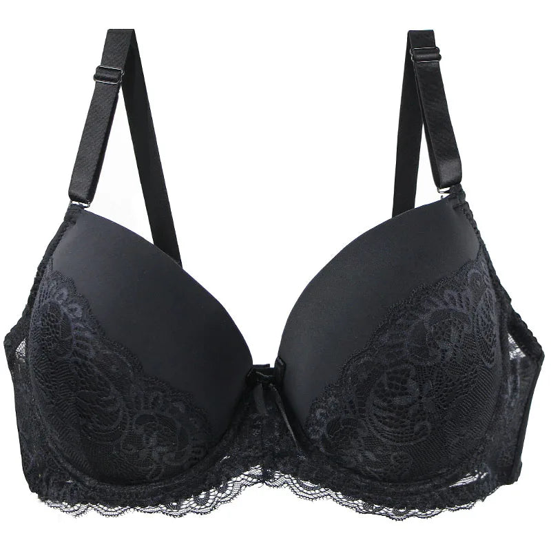 Nouvell Seamless Sexy Lace Bras For Women Push Up Purple Black Red Beige Green White BCDE Cup Undrwear Plus Size Linger