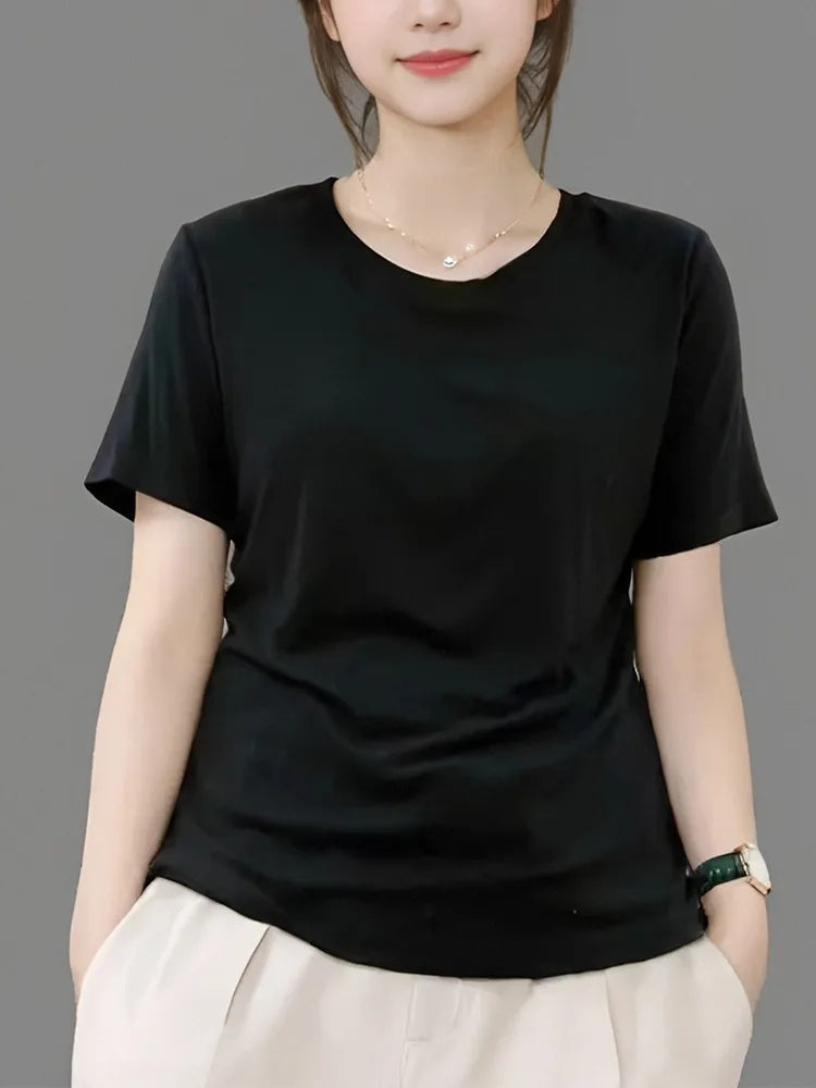 High Waist Wide Leg Straight Cut Summer Thin Casual Pants for Women Polka Dot Loose Fitting Korean Style Slimming Trousers