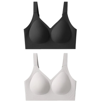 FallSweet Women Push-Up Seamless Bra Plus Size Wireless Bralette Adjust Straps Full Cup Breathable Lingerie Intimates Underwear