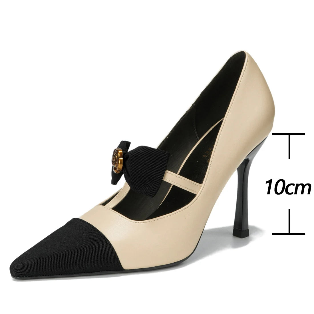 BIGTREE Shoes Metal Flower Design Women Pumps Bowknot High Heels Stiletto 10 CM Pointed Women Heels Luxury Banquet Shoes 2026
