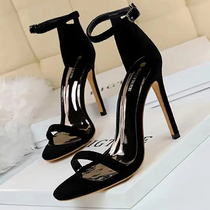 BIGTREE Shoes Summer Women Sandals Sexy Stiletto Heels Sandals Ladies Shoes High Heels 2026 New Heeled Sandals Lady Sandals