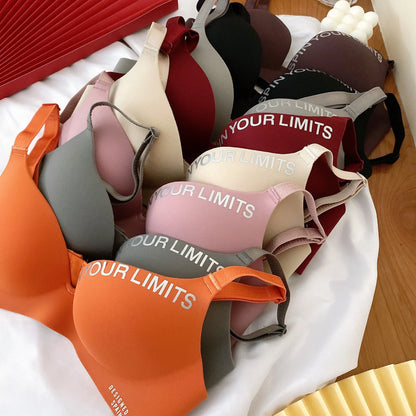 Women Print Seamless Bra Sexy Lingerie Floral Push Up Bras One-Piece Underwear 2026 Bralette No Steel Rings Gather Brassiere