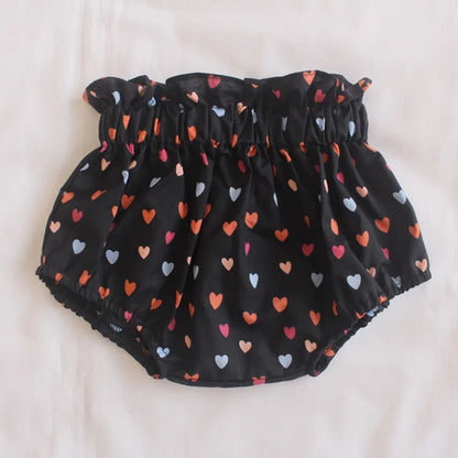 Ircomll 2pcs Summer Toddler Baby Girl Shorts Cotton Linen Floral Breathable Lounge Kids Pants Children Loose PP Pants Shorts