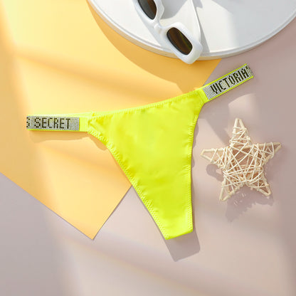 VS Sexy Lingerie Victoria's Secret Women Panties Seamless Lace Thongs Comfortable Breathable Panty High Waist Underwear