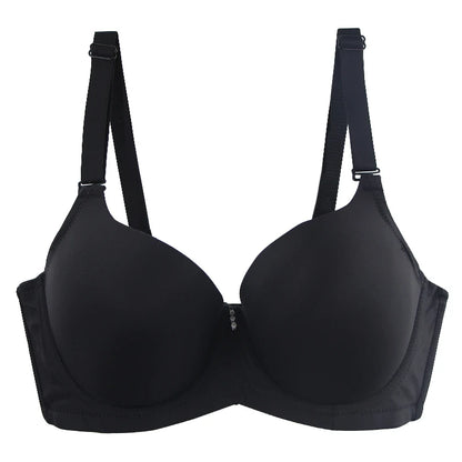 2023 New Sexy Full Cup Bras Black Gray Pink Red Beige Underwear Comfortable For Women DE Cup Female Solid Plus Size Lingerie