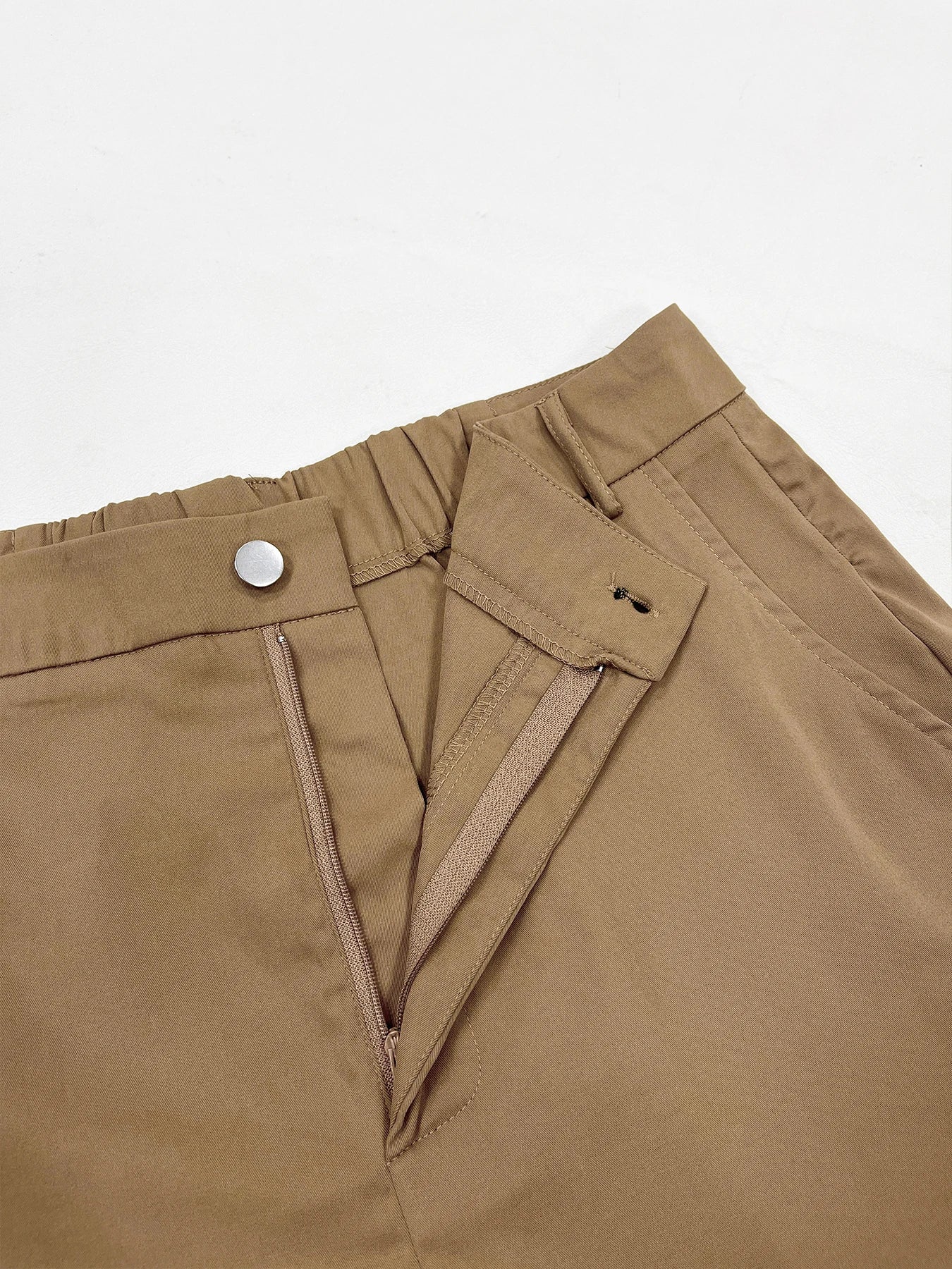 Women's Plain High Waist Cargo Pants, Street Fashion Casual Pocket Button Trousers for Daily Wear, Ladies Bottoms for All Season