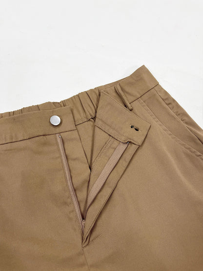 Women's Plain High Waist Cargo Pants, Street Fashion Casual Pocket Button Trousers for Daily Wear, Ladies Bottoms for All Season