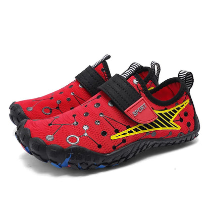 Children Beach Aqua Shoes Boy Girl Barefoot Water Shoes Quick-Dry Drainage Diving Swim Sandals Kids Fishing Surf Wading Sneakers
