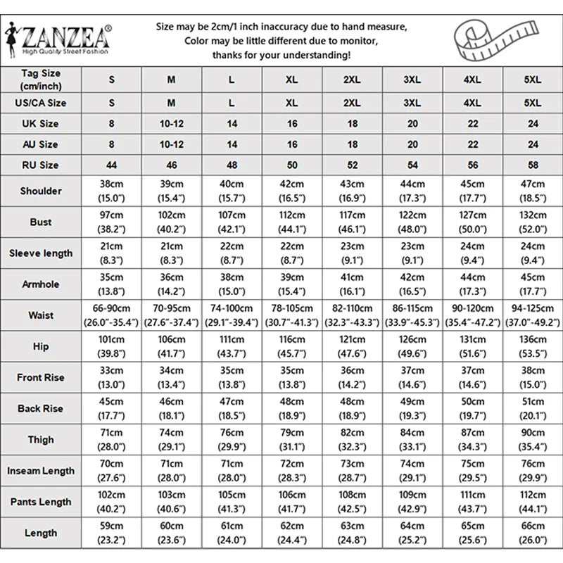 ZANZEA Summer Pant Sets Office Women 2 Pieces Set Elegant Short Sleeve Blouse Wide Leg Trousers Suit Fashion 2PCS Work OL Outfit