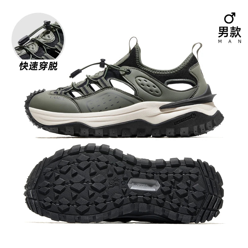 GOLDEN CAMEL Hiking Sandals Women Sports Quick-dry Water Shoes Beach Sandal Shoes Non-slip Wading Shoes for Men Casual Walking