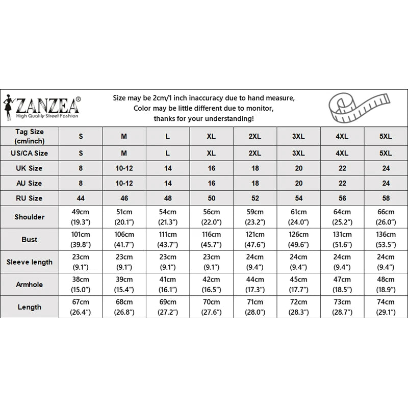 Women Shirt ZANZEA Fashion Patchwork Summer Short Sleeve Tops Striped Tee Oversize Blusas Turn-down Collar Tunic Streetwear
