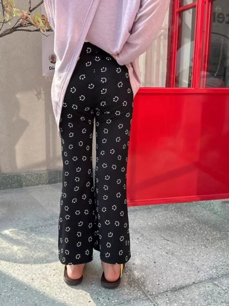 Kids' Mosquito Proof Pants 2026 Summer Korean Style Breathable Slim Fit Flare Pants Lightweight Anti Mosquito Casual Long Pants
