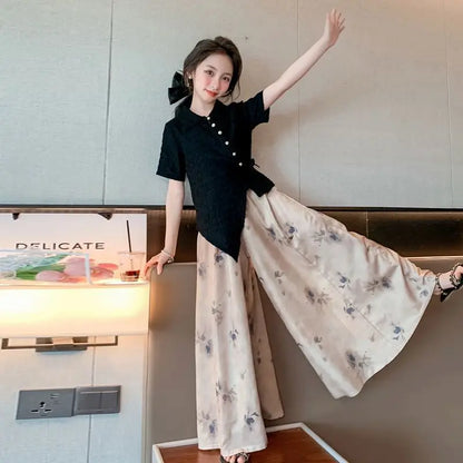 8 To 14 Year Old Girls Clothes Children's Suit From 12 13 Years 10 Elementary Girl Clothing Top Shirts Bottom Sets Set Summer