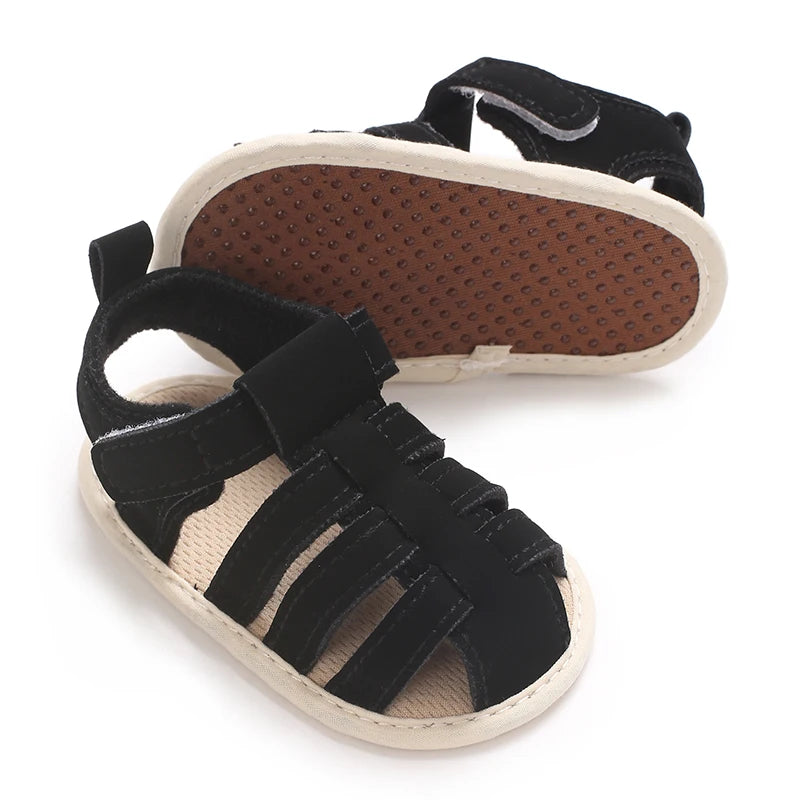 Summer Baby Shoes Walking Shoes 0-1 Year Old Male and Female Baby Walking Shoes Roman Sandals