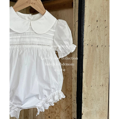 Newborn Baby Girl Birthday Romper Outfits Princess Wedding Bridesmaid Wear Evening Party Dresses Vestidos Summer Toddler Clothes