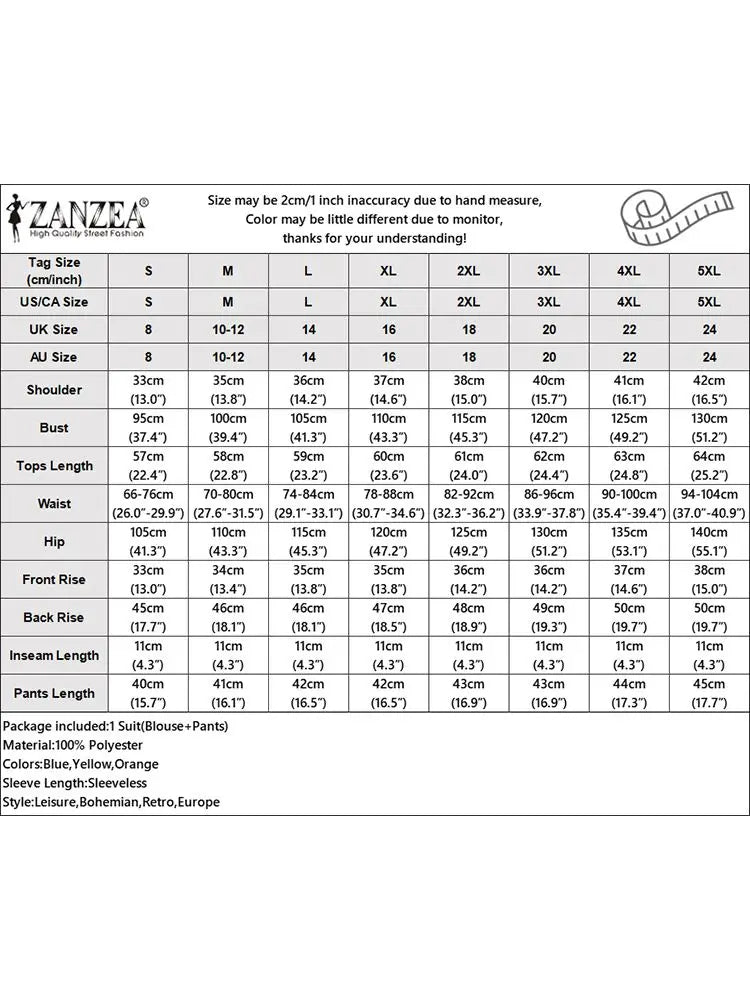 2024 ZANZEA Summer Short Sets Floral Printed Sleeveless Tanks Tops Pant Sets 2PCS Holiday Beach Outfits Women Bohemain Tracksuit