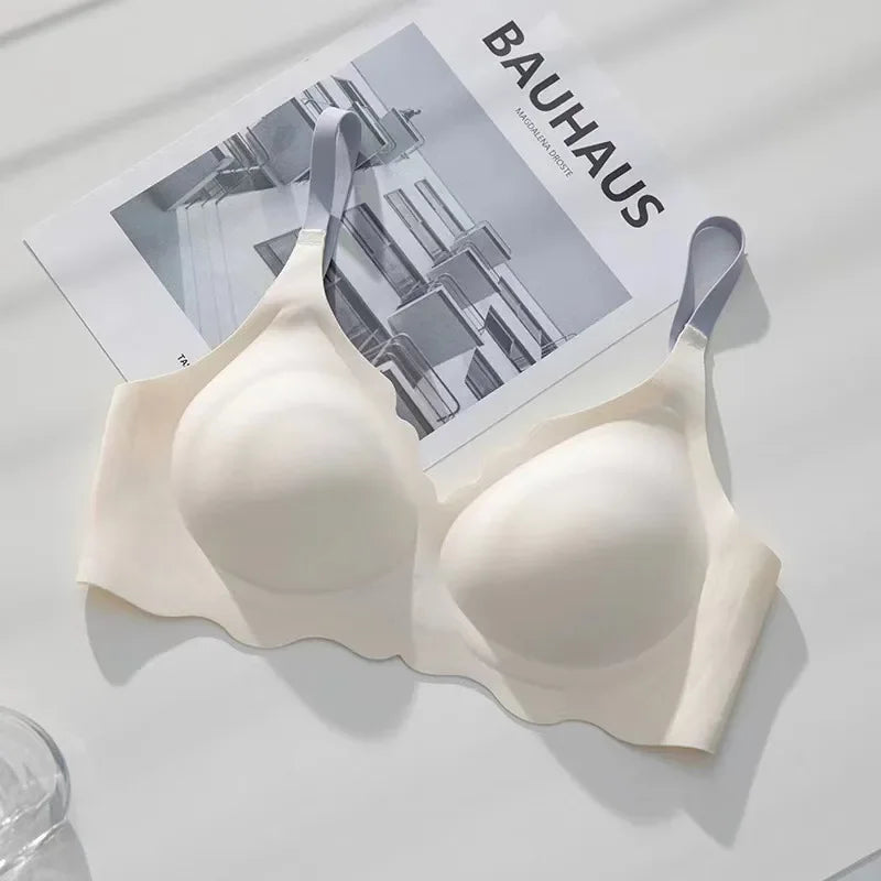 BH Bralette Top Women's Underwear No Steel Ring Pure Desire Comfortable Upper Support Sling Adjustable Beauty Back Bra for Women