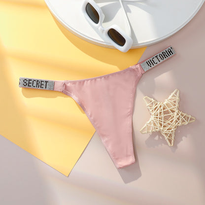 Victoria's Secret Lace Thongs Comfortable Breathable Panty High Waist Underwear Lingerie VS Sexy Women Panties Seamless
